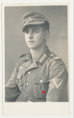 Spielhahnjäger 97 Infanterie Division - 97. ID Raum Bad Tölz - Original Portrait Foto WK2
