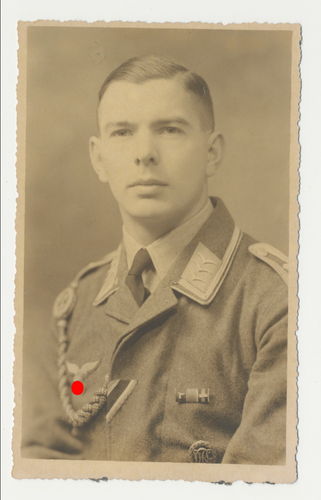 Luftwaffe Feldwebel mit Feldspange Einmarsch Sudeten mit Spange Prager Burg Original Portrait Foto