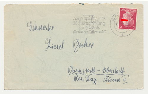 Waffen SS Briefkuvert des Inf Ers Btl. SS - WESTLAND