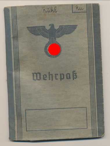 Wehrpass Inf E.Btl 489 / Aufklärungs Abt 23 Inf Sturmabzeichen VWA EK2 Eisernes Kreuz gefallen 1944