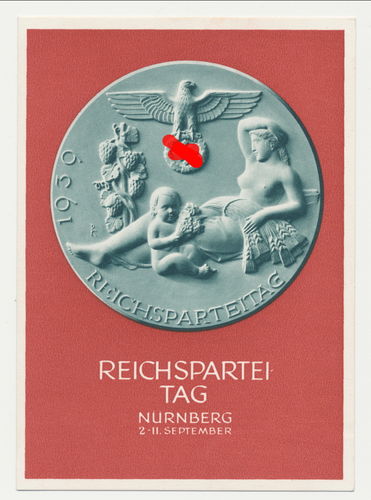 Reichsparteitag Nürnberg 1939 - Original Postkarte 3. Reich