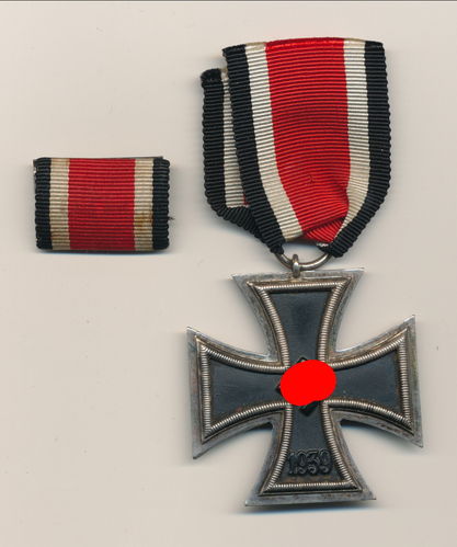 EK2 Eisernes Kreuz 1939 2. Klasse am Band mit Feldspange