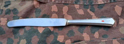 WAFFEN SS - Originales Kantinen Messer " SS Das Reich " Hersteller Roneusil Rostfrei