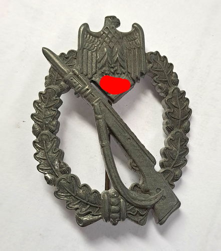 Infanterie Sturmabzeichen in Silber Hersteller M.K.6.