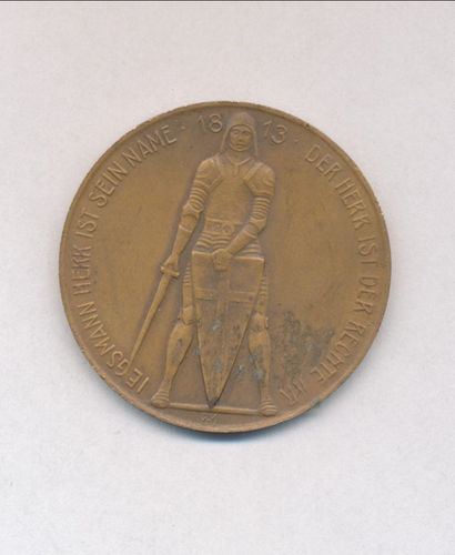 Medaille Deutscher Patriotenbund Völkerschlacht Denkmal bei Leipzig 1913