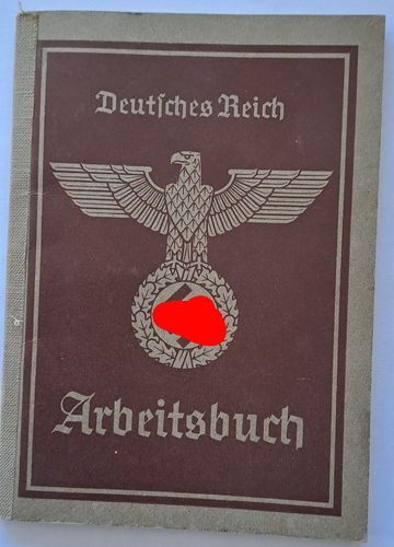 Deutsches Reich Arbeitsbuch Sebastian Siegl Bereich Holzkirchen selbständiger Bauer