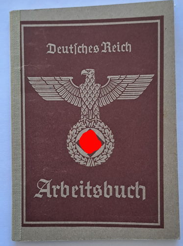 Deutsches Reich Arbeitsbuch Ferdinand Schmid Laborant Zündapp Ingenieur 1944