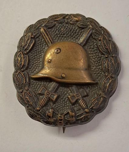 Verwundetenabzeichen in Schwarz 1914/18 Buntmetall Ausführung