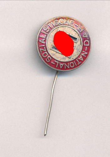 NSDAP Parteiabzeichen Steckversion an Nadel