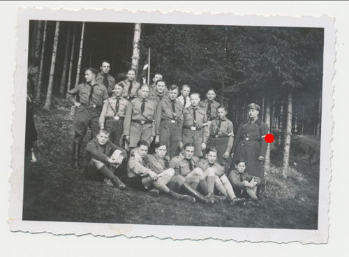 HJ Hitlerjugend Gruppen Aufnahme Original Foto 3. Reich
