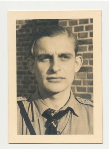 HJ Hitlerjugend Portrait Foto Passbild Format für Ausweis Original Foto 3. Reich