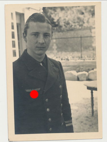 U - Boot Korvettenkapitän Adalbert Schnee Ritterkreuz Eichenlaub Portrait Foto WK2 signiert