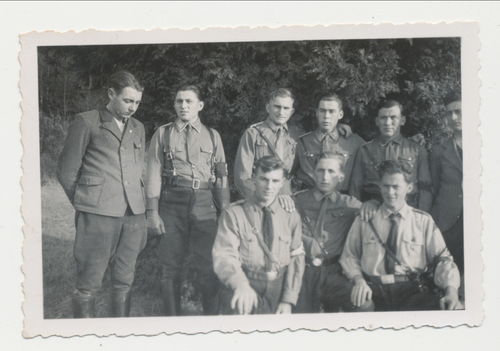 HJ Hitlerjugend Gruppen Aufnahme - Original Foto WK2