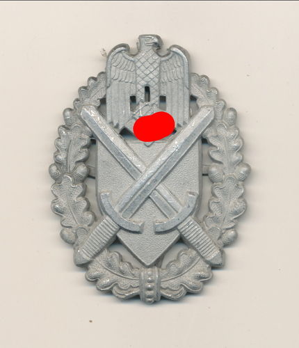 Auflage Adler Wappenschild für die Schützenschnur Wehrmacht Heer WK2
