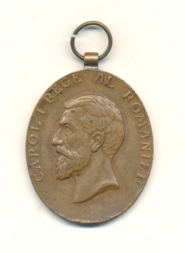 Rumänien Medaille Carol I rege Al Romaniei 1866 - 1906