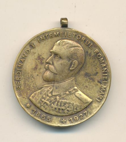 Rumänien Medaille Ferdinand I.1865 - 1927