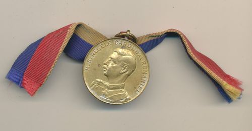 Rumänien Medaille Carol II. Ministry of Instruction 2. Klasse