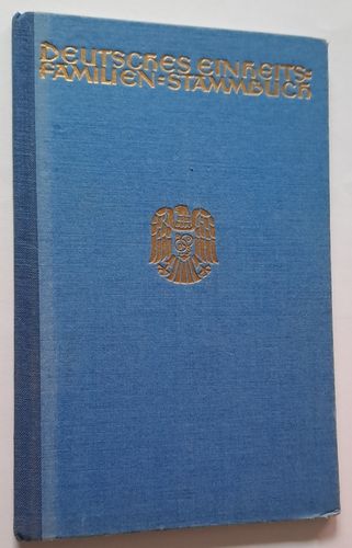 Ahnenpass Familien Stammbuch deutsches Reich um 1940 Bereich Kulmbach
