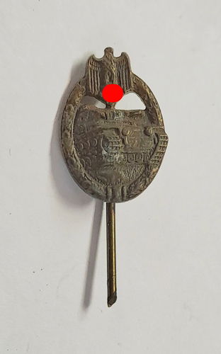 Panzerkampfabzeichen in Bronze 16mm Miniatur