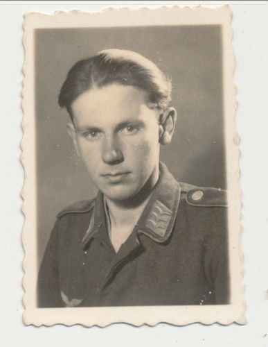 Wehrmacht Luftwaffe Passbild Foto für Wehrpass oder Soldbuch WK2