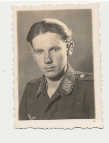 Wehrmacht Luftwaffe Passbild Foto für Wehrpass oder Soldbuch WK2