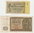 2 Stück Banknoten 1/20 Deutsche Mark / Rentenmark von 1937 -1948