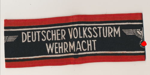 Armbinde deutscher Volkssturm Wehrmacht WK2