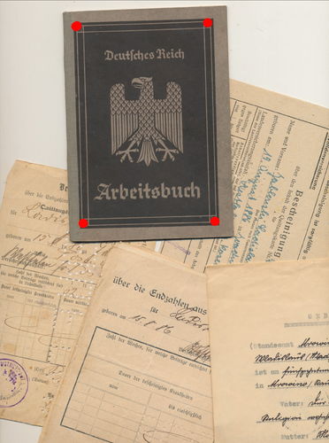 Arbeitsbuch Deutsches Reich Bereich Bochum 3. Reich