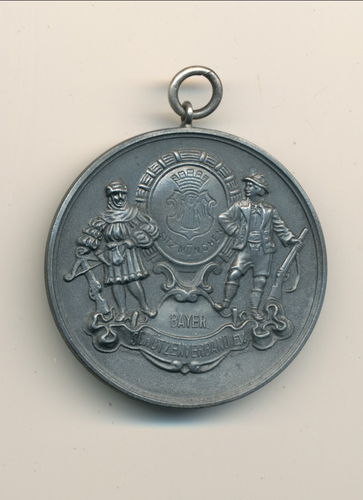 Medaille München Oktoberfest Schiessen 1936 zum Landesschiessen 1896-1936