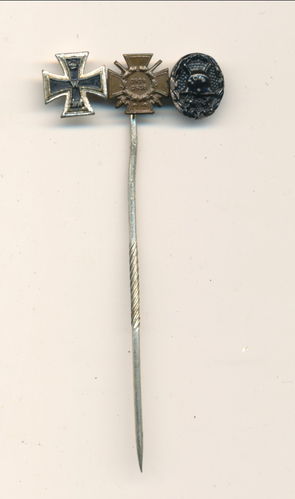 Miniatur zum Eisernen Kreuz Frontkämpfer Ehrenkreuz Verwundetenabzeichen 1914/18