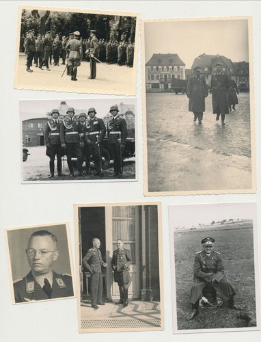 Deutscher Luftwaffe Offizier in Frankreich St. Germain um 1941 - 6 Original Foto WK2