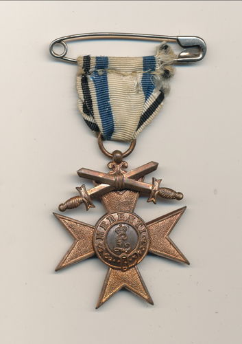 MVK Militärverdienstkreuz Bayern 1914/18 am Band - Merenti 1866