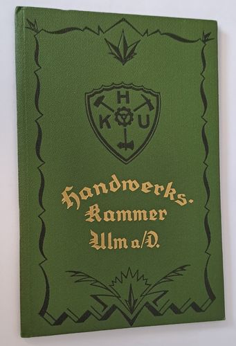 Handwerkskammer Prüfungs Zeugnis Gesellenbrief Schneiderin Bereich Ulm Donau 1930