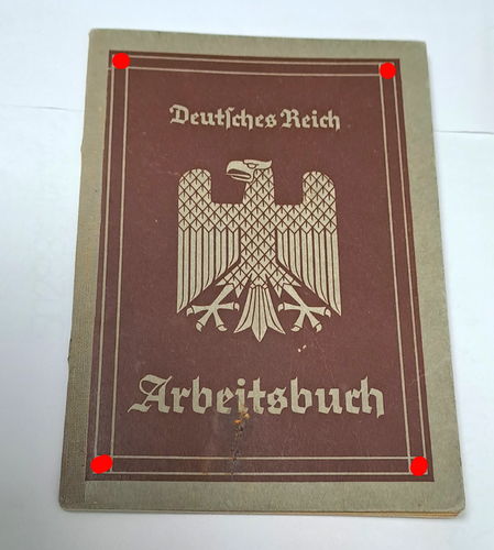 Arbeitsbuch Mathilde Ihl geborene Giel Bereich München bis 1943