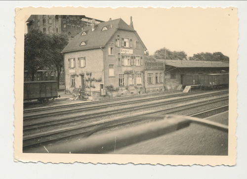 Bahnhof Bingen Eisenbahn Reichsbahn - Original Foto 3. Reich