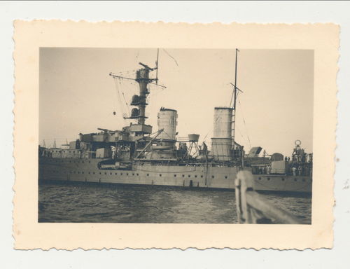 Kriegsmarine Kriegsschiff - Original Foto 3. Reich