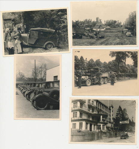 5 Original Foto deutsche Fahrzeuge WK2