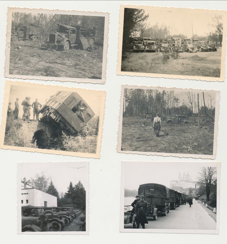 6 Original Foto deutsche Fahrzeuge WK2