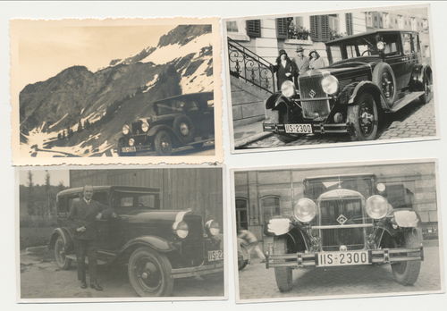 4 Original Foto deutsches Fahrzeug Zivil um 1930