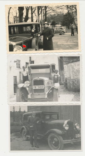 3 Original Foto deutsches Fahrzeug Zivil um 1930/1940