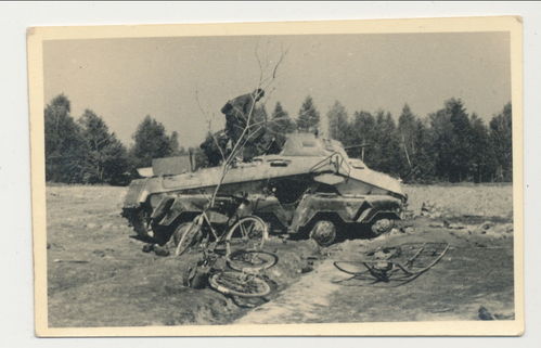 SPW Schützen Panzer - Original Foto WK2
