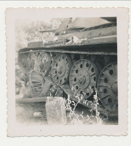 Panzer Wrack - Original Foto WK2