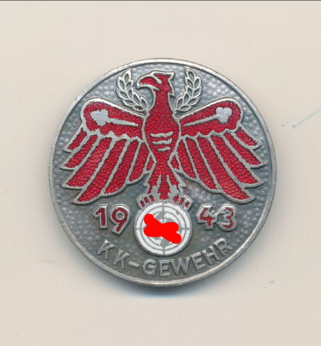 Standschützen - Schiess Abzeichen Tirol 1943 für KK - Gewehr