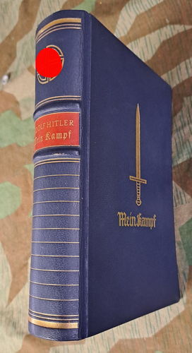 Mein Kampf Adolf Hitler Original Jubiläums Ausgabe 1939 mit Signatur Saarbrücken KSK 1940