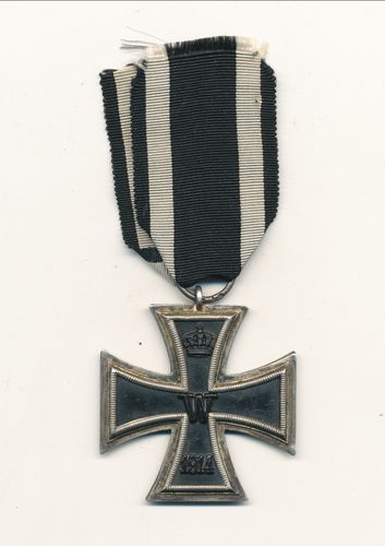 EK2 Eisernes Kreuz 2. Klasse 1914 mit Doppelpunze Hersteller Punze & Silberpunze "800"