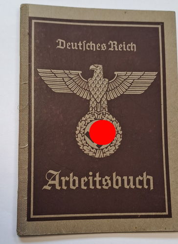 Arbeitsbuch Deutsches Reich Bereich München 1939/41 Johann Caspar geboren in England London