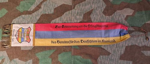 Fahne zur Erinnerung an die Pfingsttagung in Gmunden für das Deutschtum im Ausland 1928 Österreich