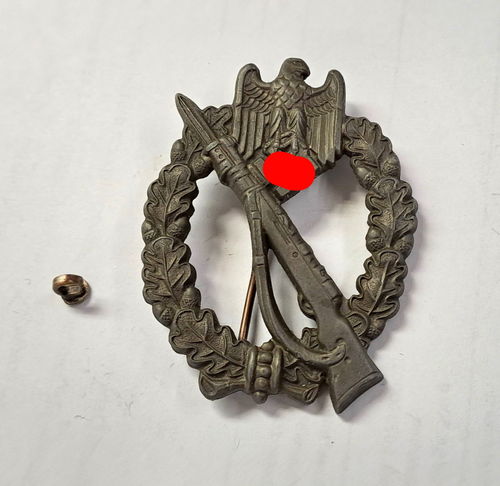 Infanterie Sturmabzeichen in Bronze Hersteller "RS" - Nadelhaken lose